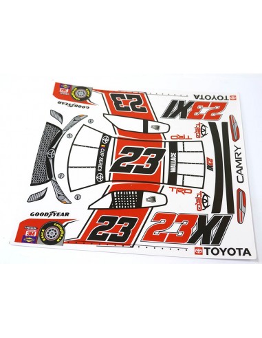 4" B37 Toyota 23XI Decals no.23 - SB37U3